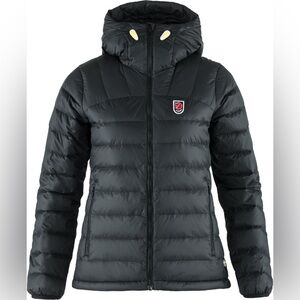 Like New FJÄLLRÄVEN Expedition Pack Black Down Hoodie XS Women’s
